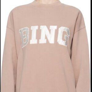 Anine Bing Pink Sweatshirt, Size Small